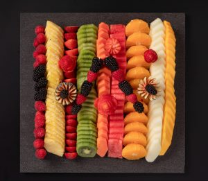 bandejas de fruta