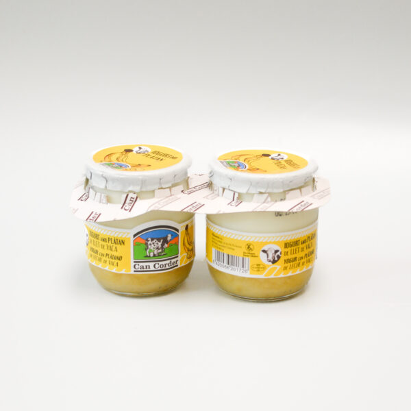 Yogur de plátano Can Corder 125g