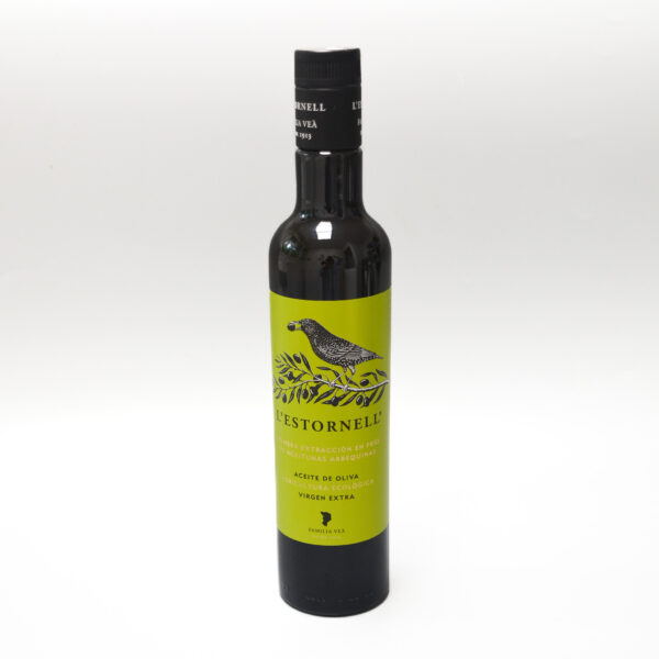 Aceite de oliva Agricultura ecológica Virgen Extra 500ml - L'Estornell